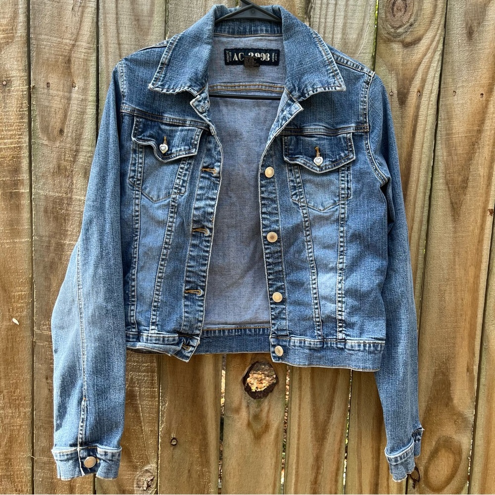 AC-3998 Vtg Jean Jacket